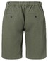 Fynch-Hatton Cotton Linen Uni Solid Color Drawstring Flat-Front Bermuda Dusty Olive