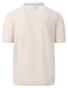 Fynch-Hatton Cotton Linen Uni Subtle Tipping Collar Poloshirt Off White