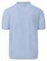 Fynch-Hatton Cotton Linen Uni Subtle Tipping Collar Poloshirt Summer Breeze