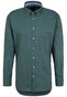 Fynch-Hatton Cotton Uni Contrast Buttons Shirt Pine