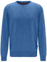 Fynch-Hatton Cotton Uni Round Neck Pullover Azure