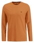 Fynch-Hatton Crew Neck Longsleeve T-Shirt Burnt Orange