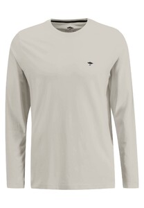 Fynch-Hatton Crew Neck Longsleeve T-Shirt Off White