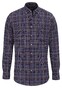 Fynch-Hatton Dark Check Button Down Overhemd Hazel