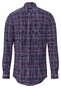 Fynch-Hatton Dark Check Button Down Overhemd Ruby Red