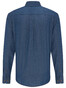 Fynch-Hatton Denim Button Down Overhemd Blauw
