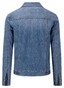 Fynch-Hatton Denim Jacket Double Chest Pocket Midden Blauw