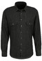 Fynch-Hatton Denim Safari Kent Overhemd Zwart