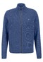 Fynch-Hatton Donegal Knit Cardigan Zip Merino Wool Blend Vest Wave