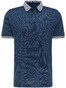 Fynch-Hatton Dot Pattern Mercerized Poloshirt Midnight