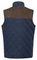 Fynch-Hatton Fabric Mix Button Zipper Body-Warmer Dark Navy