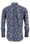 Fynch-Hatton Fancy Paisley Pattern Overhemd Navy