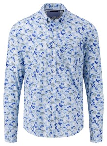 Fynch-Hatton Fantasy Floral Button-Down Overhemd Summer Breeze