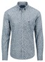 Fynch-Hatton Fantasy Pattern Button Down Shirt Soft Blue