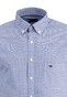 Fynch-Hatton Fine Minimal Pattern Overhemd Midden Blauw
