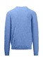 Fynch-Hatton Fine Structure Cotton O-Neck Pullover Crystal Blue