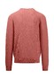 Fynch-Hatton Fine Structure Cotton O-Neck Pullover Orient Red