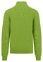 Fynch-Hatton Fine Structure Cotton Troyer-Zip Pullover Leaf Green