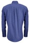 Fynch-Hatton Flanel Shirt Button Down Overhemd Midden Blauw