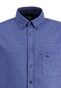 Fynch-Hatton Flanel Shirt Button Down Overhemd Midden Blauw