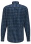 Fynch-Hatton Flannel Combi Check Shirt Navy