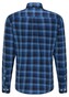 Fynch-Hatton Flannel Fond Check Shirt Blue