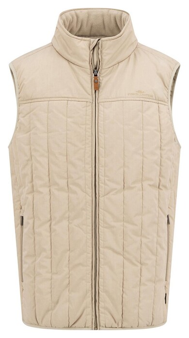 Fynch-Hatton Fleece Lined Puffer Vest Body-Warmer Beige