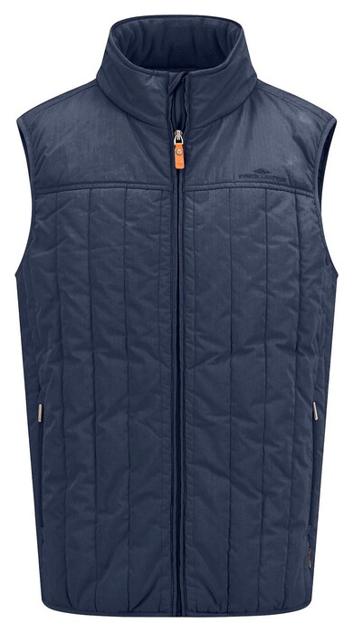 Fynch-Hatton Fleece Lined Puffer Vest Body-Warmer Dark Navy