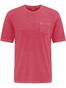 Fynch-Hatton Garment Dyed Breast Pocket T-Shirt Hibiscus
