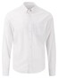 Fynch-Hatton Garment Dyed Poplin Button Down Overhemd Wit