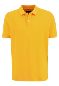 Fynch-Hatton Garment Dyed Slubyarn Cotton Polo Soft Sun