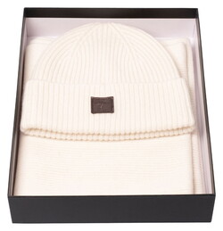 Fynch-Hatton Gift Box Scarf Beanie Sjaal Winter White
