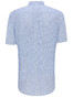 Fynch-Hatton Graphic Squares  Overhemd Blauw