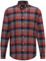 Fynch-Hatton Heavy Flannel Check Shirt Burnt Sienna