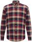 Fynch-Hatton Heavy Flannel Check Shirt Zinfandel