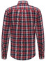 Fynch-Hatton Heavy Flannel Combi Check Overhemd Zinfandel