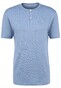Fynch-Hatton Henley Shirt Linen T-Shirt Pacific
