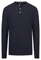 Fynch-Hatton Henley Slub Longlseeve T-Shirt Navy