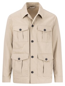 Fynch-Hatton Herringbone Safari Jacket Stone