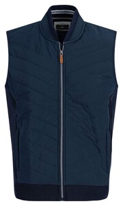 Fynch-Hatton Hybrid Body-Warmer College Collar Navy