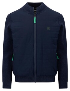 Fynch-Hatton Hybrid Cardigan Navy