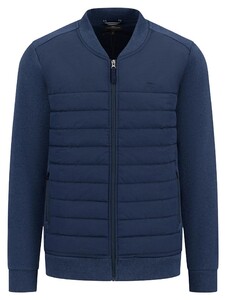 Fynch-Hatton Hybrid College Collar Jacket Vest Navy
