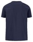 Fynch-Hatton Interlock Uni Color Crew Neck T-Shirt Navy