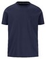 Fynch-Hatton Interlock Uni Color Crew Neck T-Shirt Navy