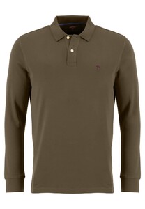 Fynch-Hatton Interlock Uni Cotton Poloshirt Meadow