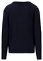 Fynch-Hatton Knit Buttons Blazer Like Cardigan Navy