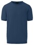 Fynch-Hatton Knit O-Neck Tee Cotton Linnen T-Shirt Midnight
