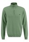Fynch-Hatton Knit Troyer Zip Superfine Cotton Pullover Spring Green