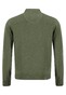 Fynch-Hatton Knitted Cardigan Zip Superfine Cotton Vest Dusty Olive