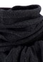 Fynch-Hatton Knitted Scarf Structure Stripe Contrast Charcoal